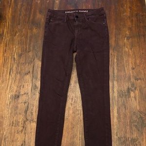 Articles of Society Maroon Skinny Jeans